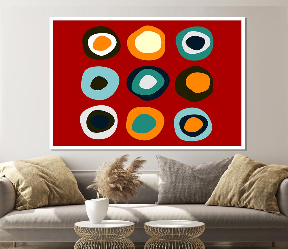 Circumference Of Colour Print Poster Wall Art