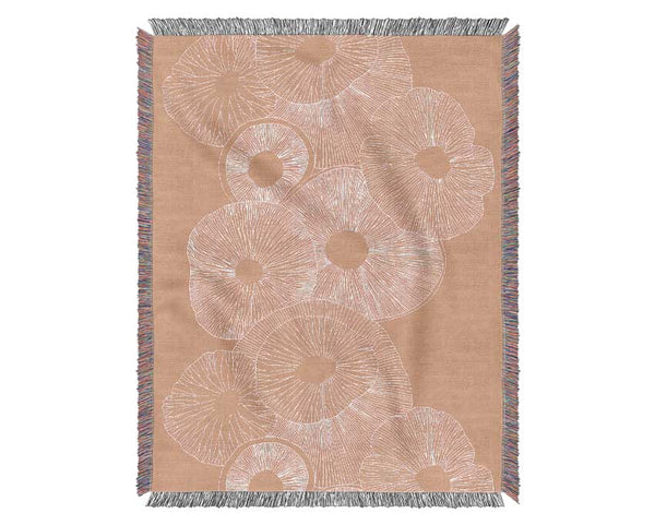 Intertwine Pink Woven Blanket