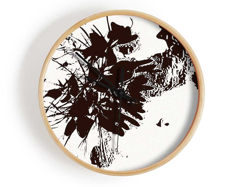 Retreat Brown Clock - Wallart-Direct UK