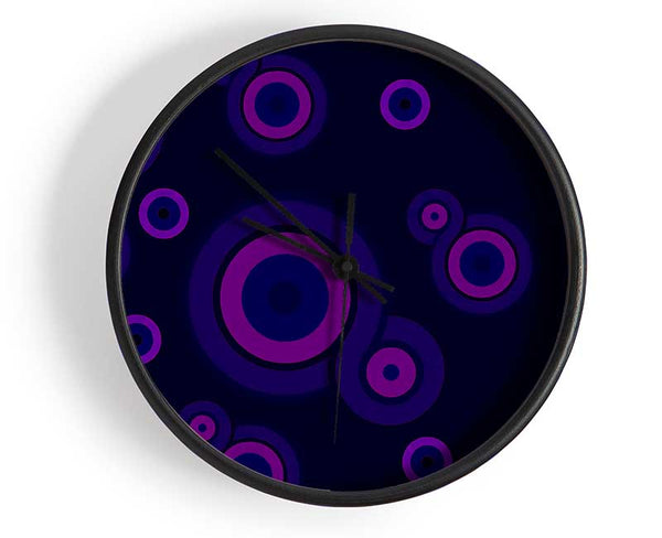 Pink Fizz Clock - Wallart-Direct UK
