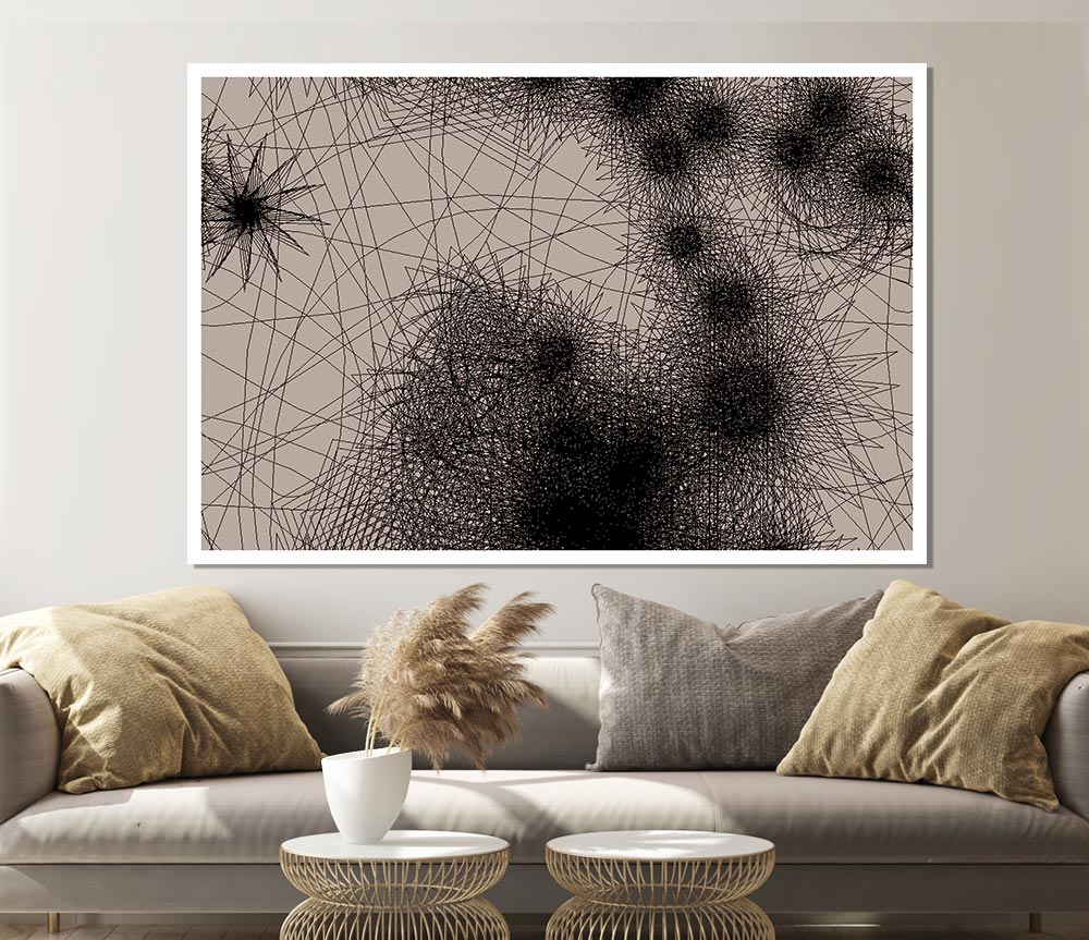 Web Of Time Print Poster Wall Art
