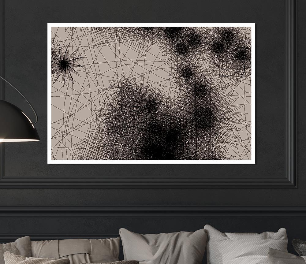 Web Of Time Print Poster Wall Art