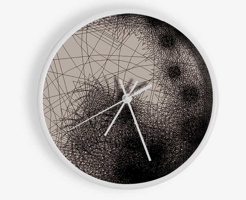 Web Of Time Clock - Wallart-Direct UK