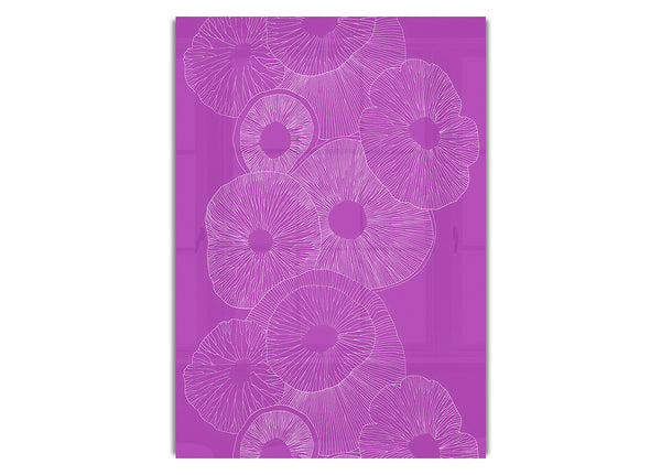 Intertwine (Portrait) Purple Contemporary Can