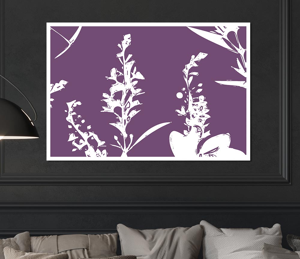 Freshness Of Beauty Lilac Print Poster Wall Art