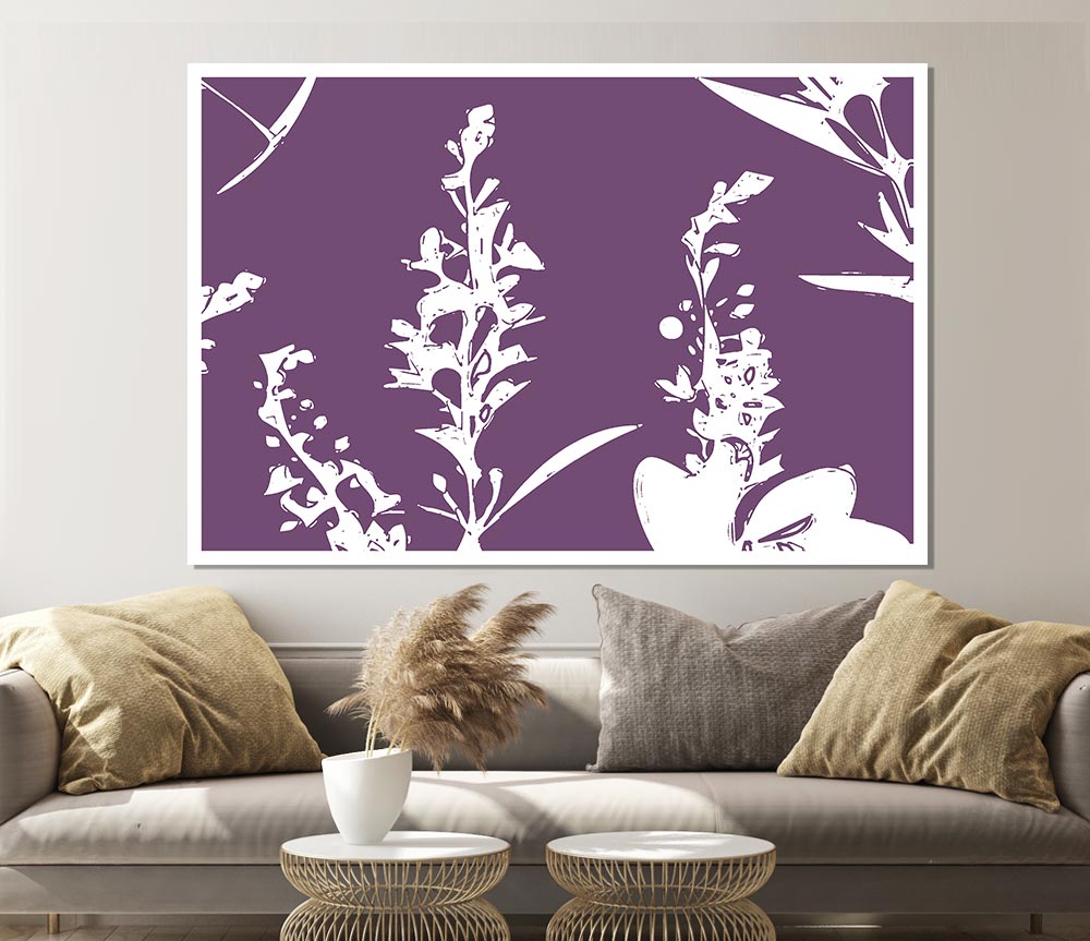 Freshness Of Beauty Lilac Print Poster Wall Art