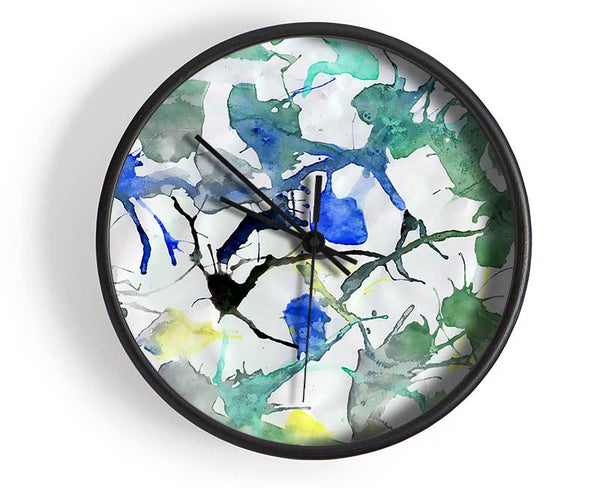 Playful Pastels Clock - Wallart-Direct UK