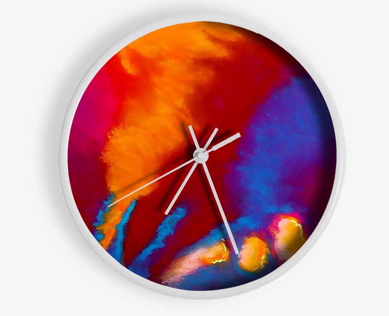 Psychedelic Blur Clock - Wallart-Direct UK