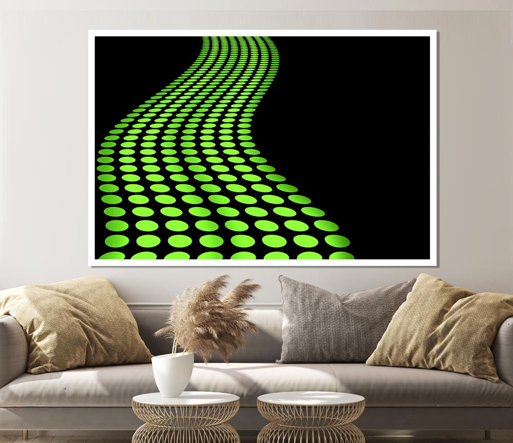 The Green Road Less Travelled Print Poster Wall Art