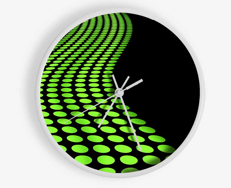 The Green Road Less Travelled Clock - Wallart-Direct UK