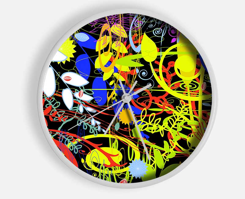Magical Garden Clock - Wallart-Direct UK
