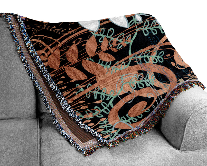 Magical Garden Woven Blanket