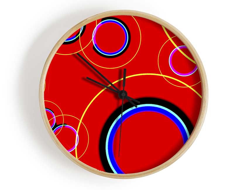 Energy Fields Clock - Wallart-Direct UK