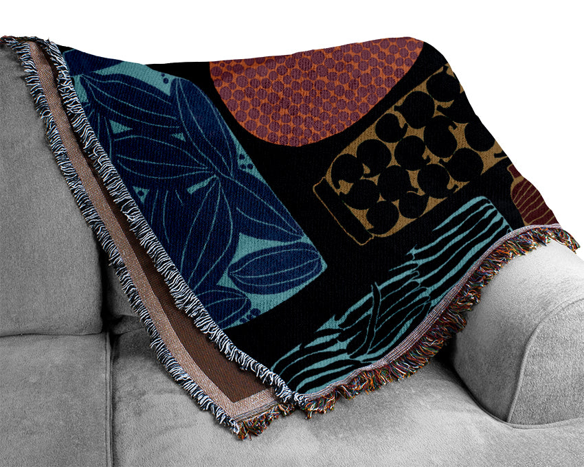 Expressionism Muliti-Coloured Woven Blanket