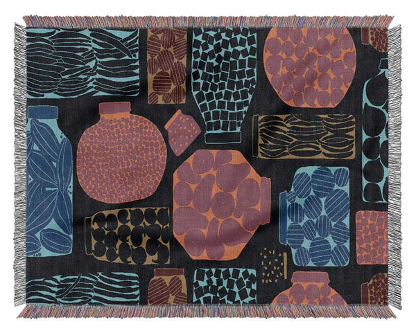 Expressionism Muliti-Coloured Woven Blanket