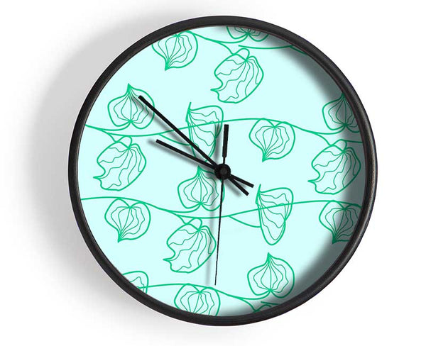 Leaf Chain Clock - Wallart-Direct UK