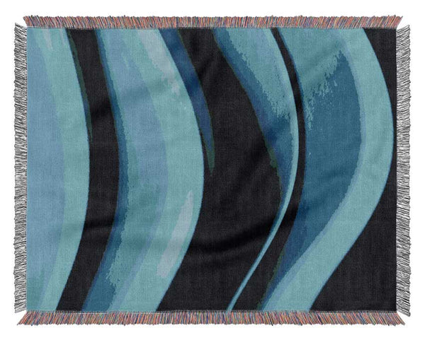 Depths Of Blue Woven Blanket