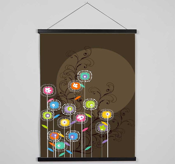 Flower Power Hanging Poster - Wallart-Direct UK