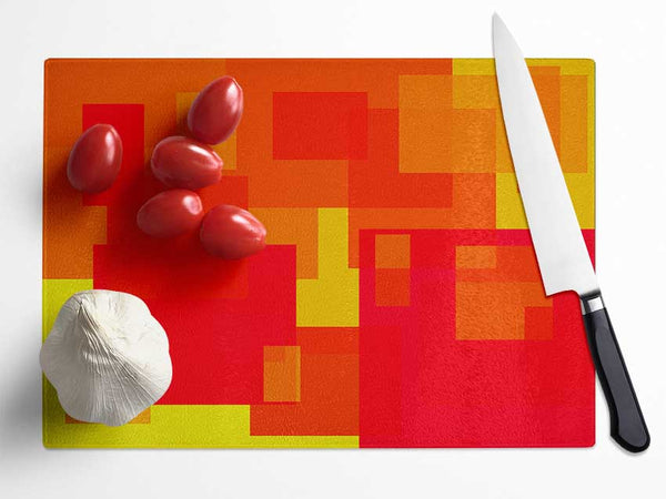 Golden Centre Glass Chopping Board