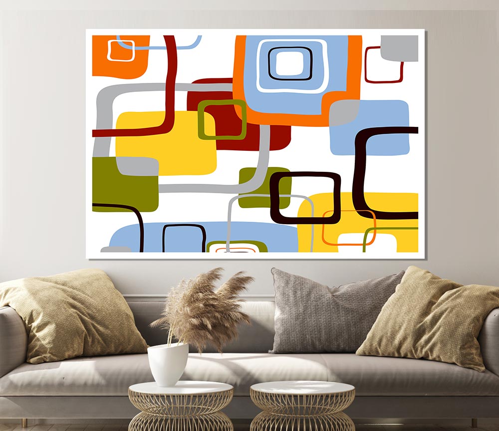 All Squared In Print Poster Wall Art