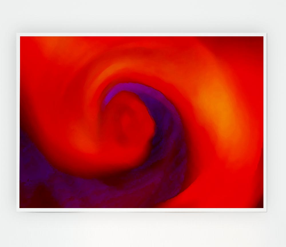 Whirlwind Of Colours Print Poster Wall Art