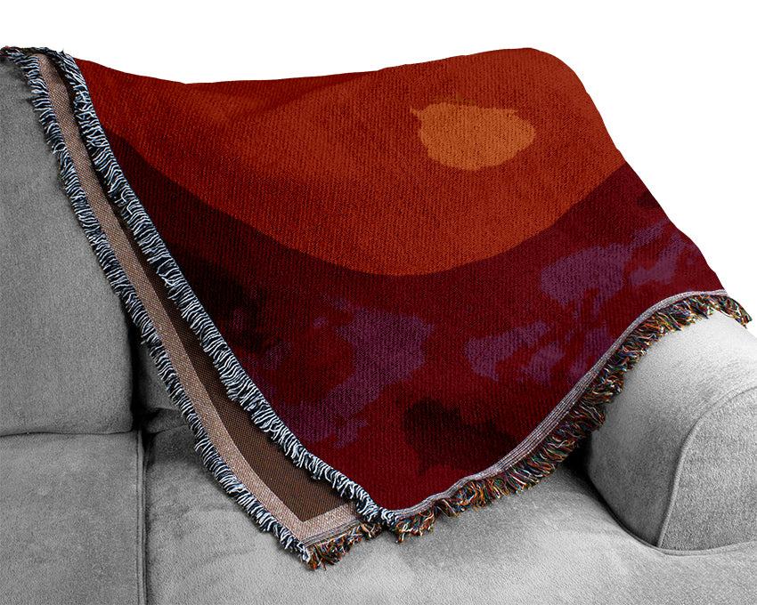 Whirlwind Of Colours Woven Blanket