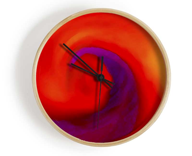 Whirlwind Of Colours Clock - Wallart-Direct UK