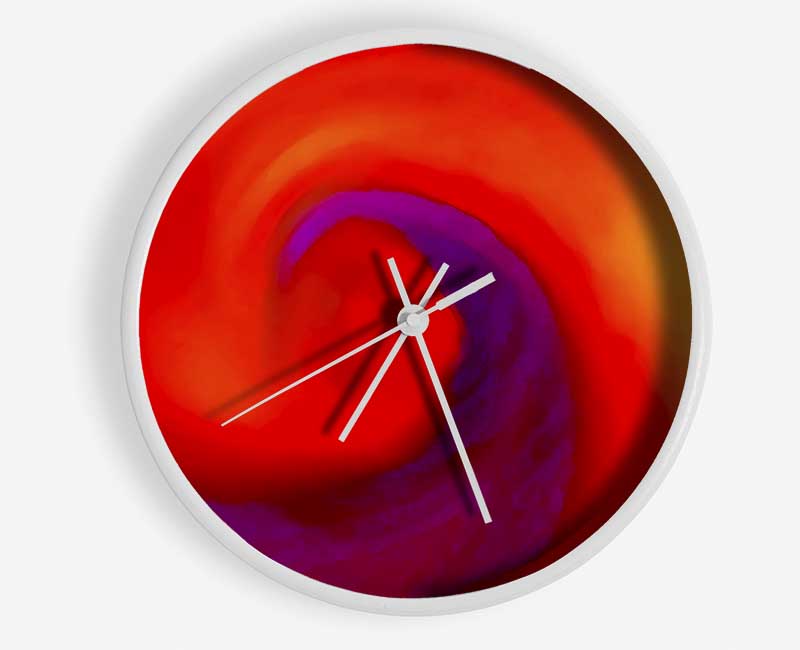 Whirlwind Of Colours Clock - Wallart-Direct UK