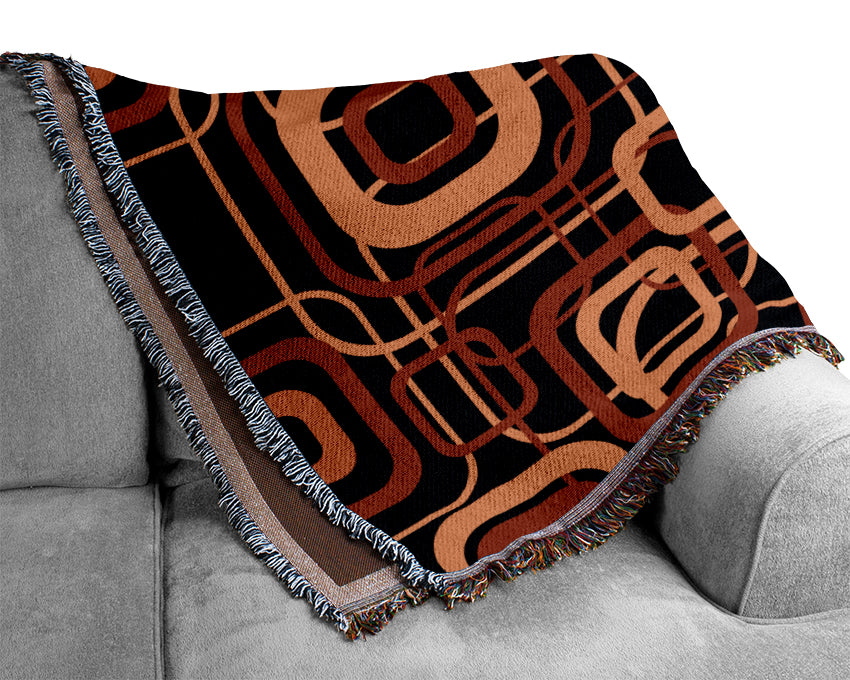 Transcending Squares Woven Blanket