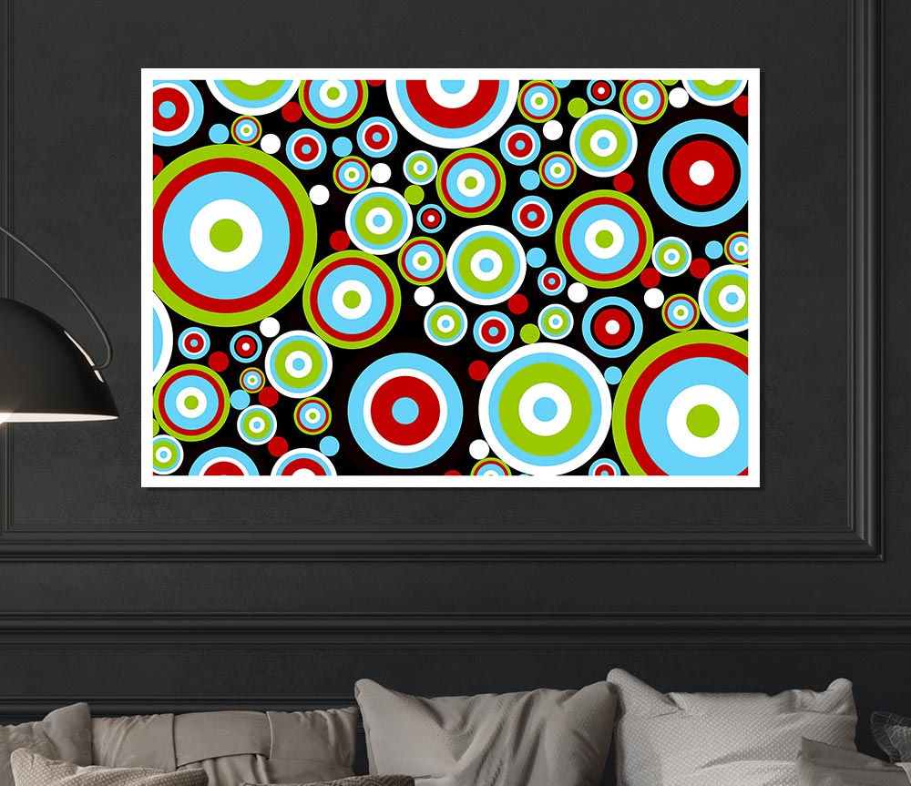 The Trance Of Colour Print Poster Wall Art
