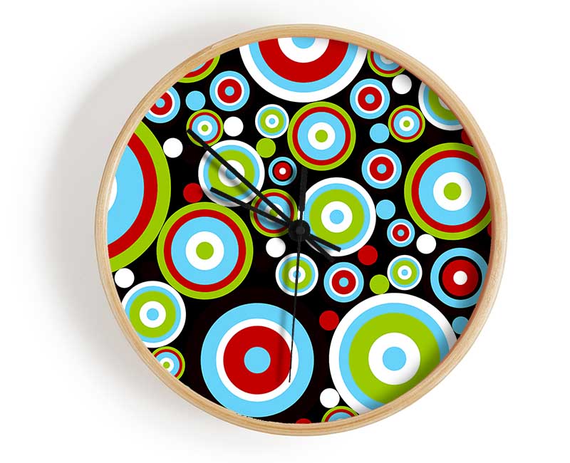 The Trance Of Colour Clock - Wallart-Direct UK