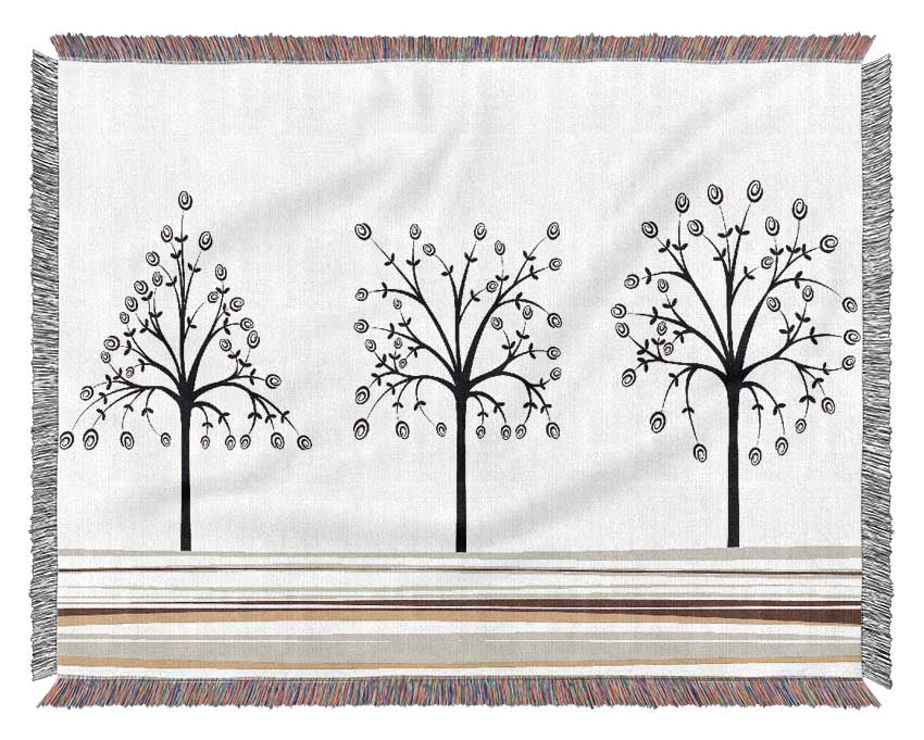 The Trees Of Life Woven Blanket