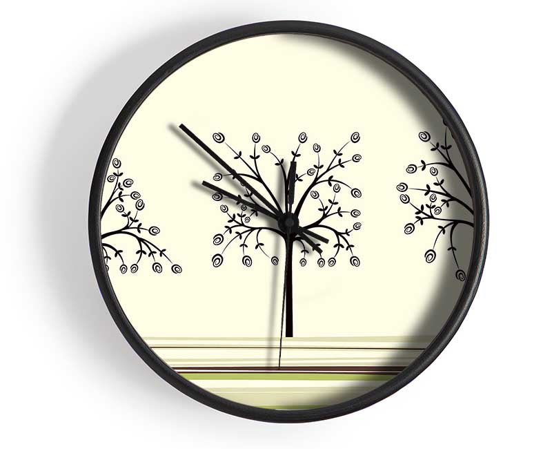 The Trees Of Life Clock - Wallart-Direct UK