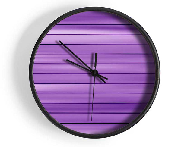 Just Purples Clock - Wallart-Direct UK