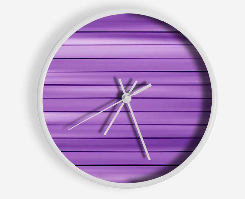 Just Purples Clock - Wallart-Direct UK