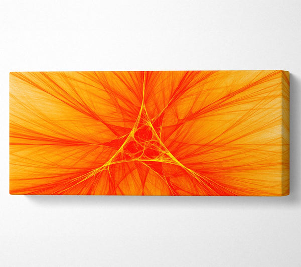 Dreieck des Lebens Orange