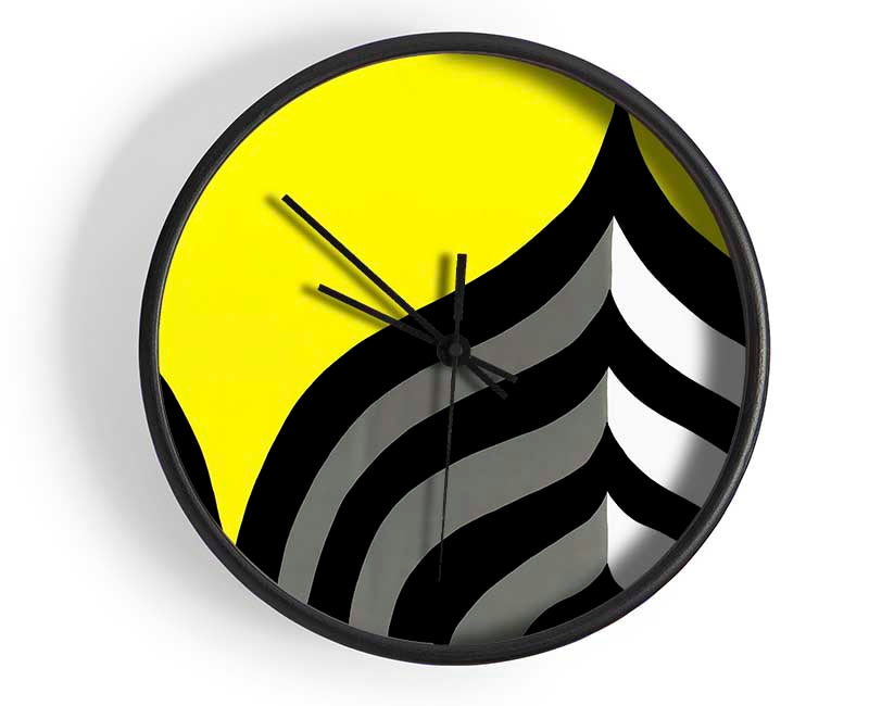 Zebra Fan Clock - Wallart-Direct UK