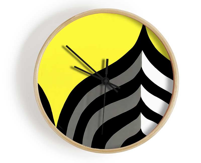 Zebra Fan Clock - Wallart-Direct UK