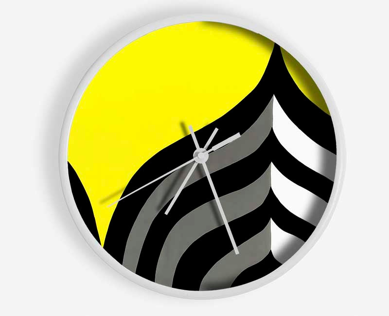 Zebra Fan Clock - Wallart-Direct UK