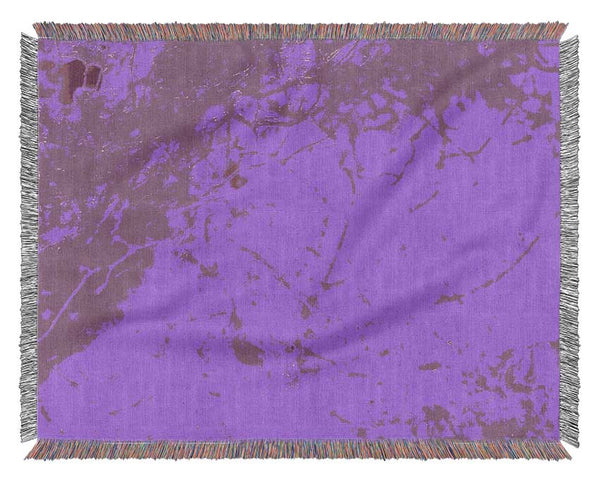 Purple On Purple Woven Blanket