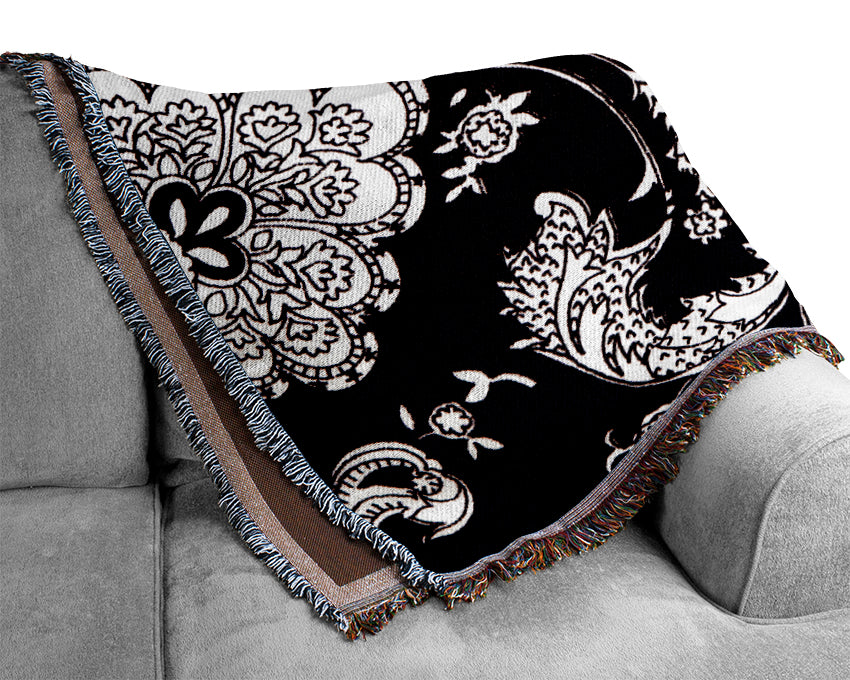 The Midnight Flock Woven Blanket