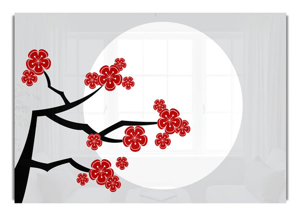 Der rot blühende Baum
