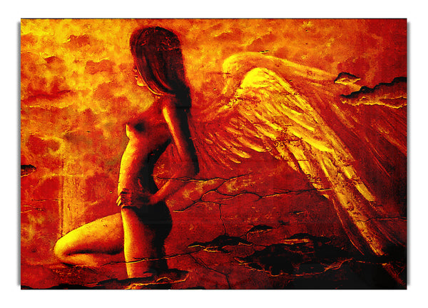 Orange Winged Angel