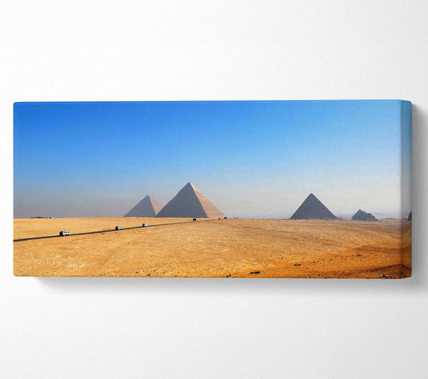 Egyptian Pyramids In The Distance