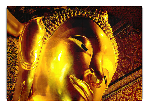 Golden Buddha Face