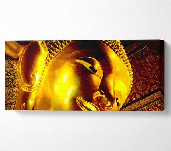 Golden Buddha Face