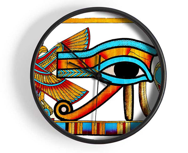 Egyptian All Seeing Eye Of Ra Clock - Wallart-Direct UK
