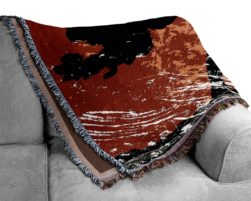 Elephant Safari By The Sun Woven Blanket