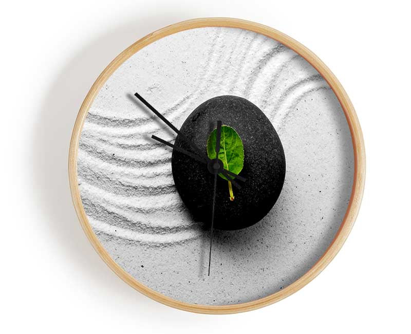 Zen Garden Pebble Clock - Wallart-Direct UK