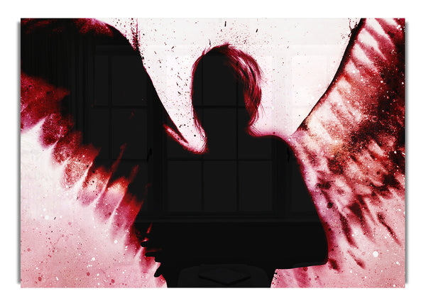 Engel in der Nacht Rot